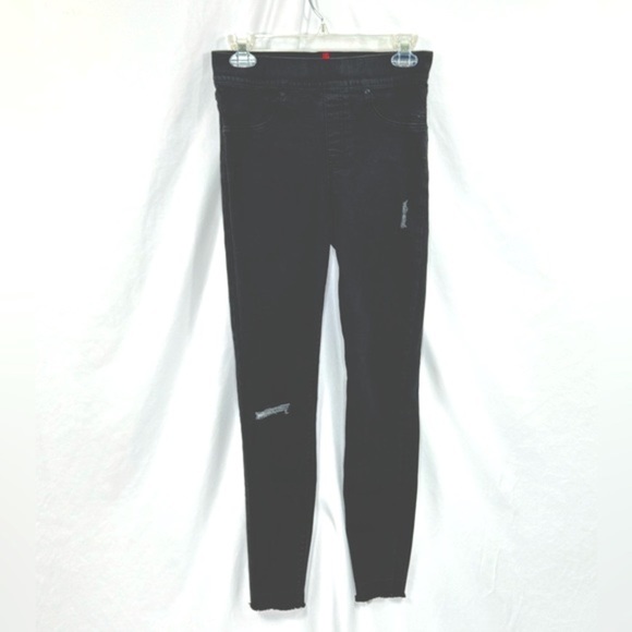 Spanx Jeans Black Distressed S - Picture 4 of 9